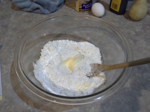 Step Two: Add your butter to the bowl