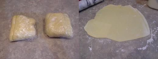 Step Ten: Wrap any dough you won't be using to store in the fridge, Step Eleven: Roll out remaining dough, flouring as need to keep from sticking