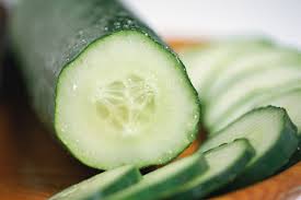Freshly Sliced Cucumber is a great skin toner