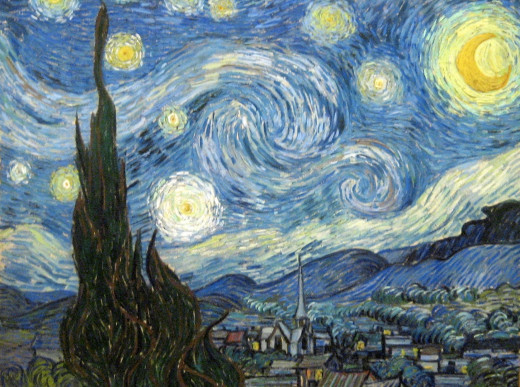 Vincent VanGogh, the artist behind this painting "Starry Night," was thought to be a victim of mental illness. 