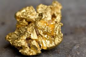The precious metal, gold