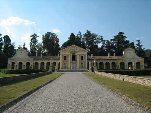 Palladio's Villa Barbero in Veneto, Italy