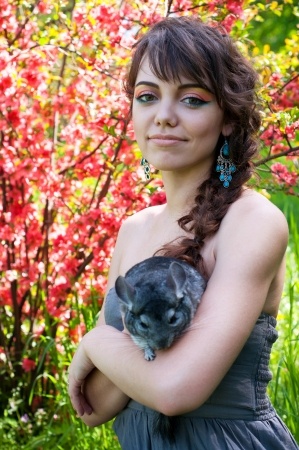 Chinchillas can be great pets...especially if they are socialized when they are young!