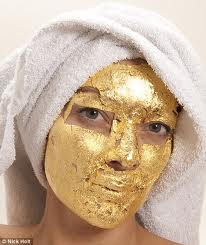 Gold is also used for facials