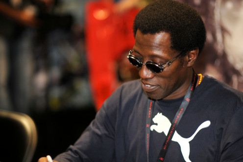 Wesley Snipes signing autographs at ComicCon 2010