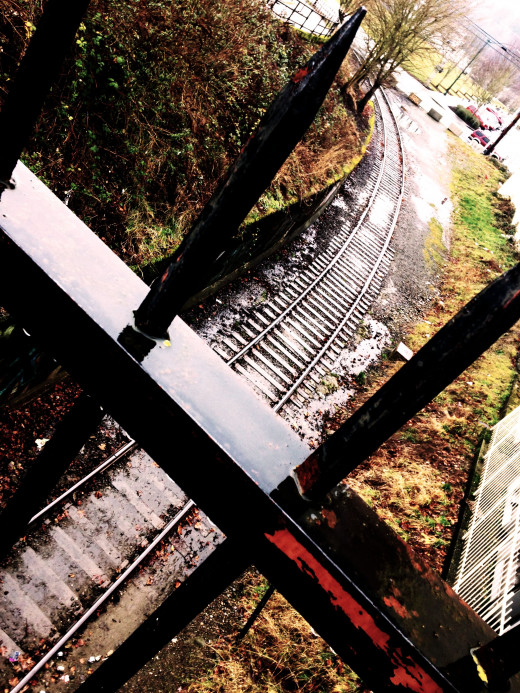 Railroad tracks in Olympia WA