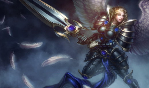 "Battleborn" Kayle, League of Legends, copyright Riot Games, Inc.