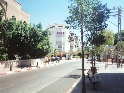 Just a street in Tel Aviv