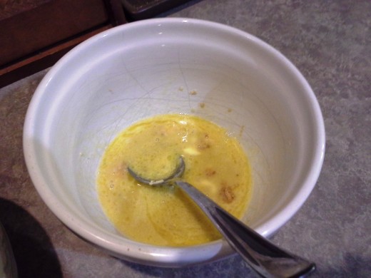 Step Seventeen: Heat your butter mixture for 30 seconds and then mix it well