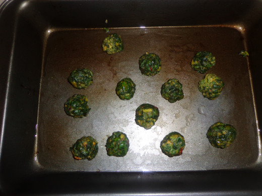 Cooked kofta balls
