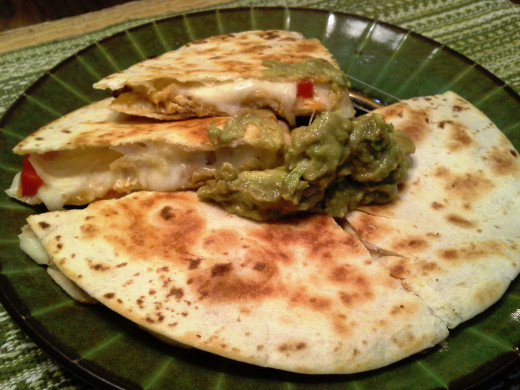 Quick and Easy Chicken Vegetable Quesadillas