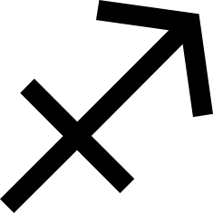Sagittarius's glyph