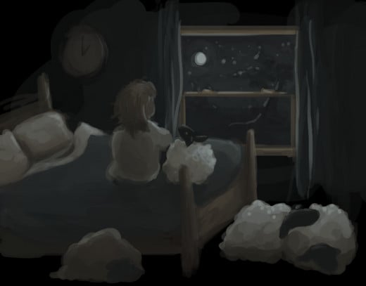 "when the sheep sleep" by cerulean kitsune on DeviantArt.com