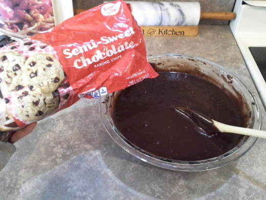 Step Seventeen: Add your chocolate chips