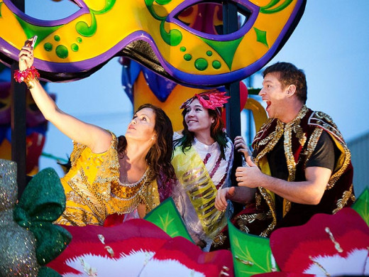 Harry Connick Jr on Orpheus float