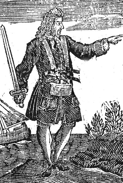 Early 18th Century Engraving of Charles Vane