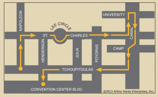 Orpheus Parade Route