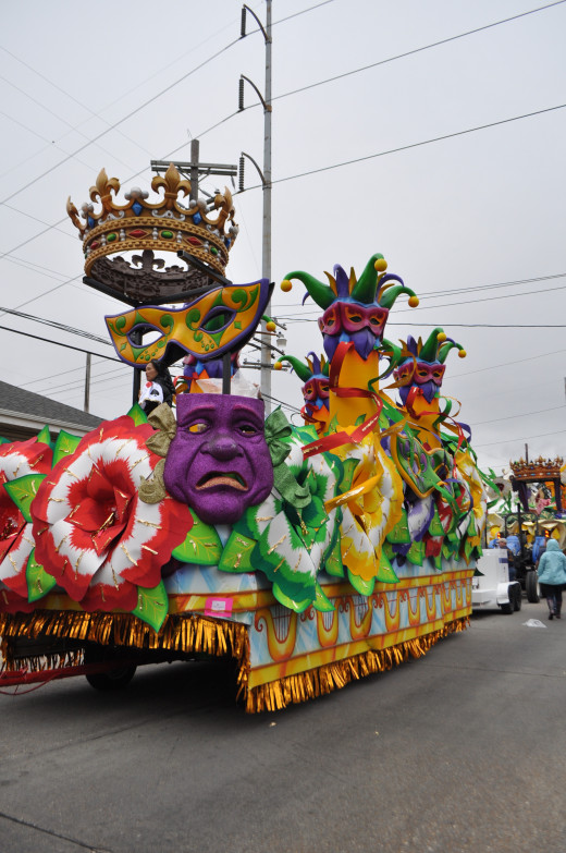 Harry Connick's float, pre boarding