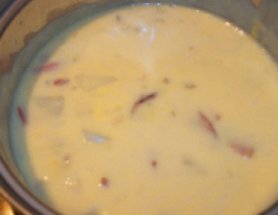 Soups such as potato soup are easy to make. A big pot of soup is cheap to make and can make many servings. Add some homemade bread with it.
