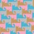 Fancy tessellating cat quilt pattern, tails curled. Fancy tessellating cat quilt pattern, tails curled.