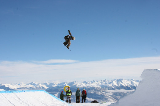 slopestyle snowboarding