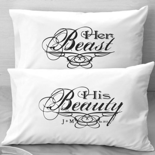 Original ideas for his and her pillowcase