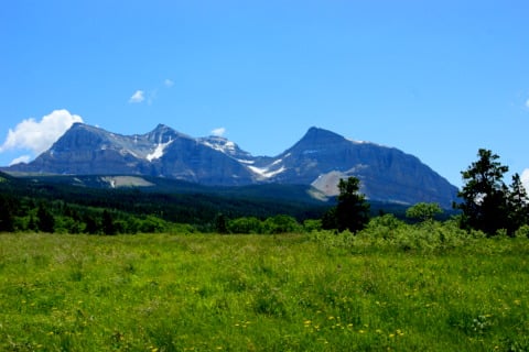 Glacier National Park during a 16 mile round trip backcountry hike in June, 2013.