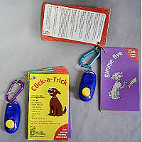 Clilck-A-Trick Cards and Clicker Set