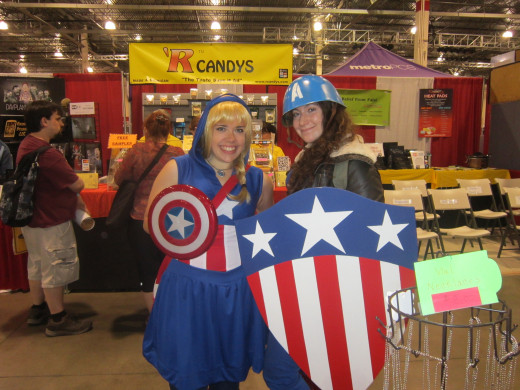 A couple of Captain Americas!