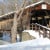 A covered bridge, "covered". A covered bridge, "covered".