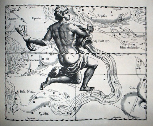 Aquarius by Johannes Hevelius