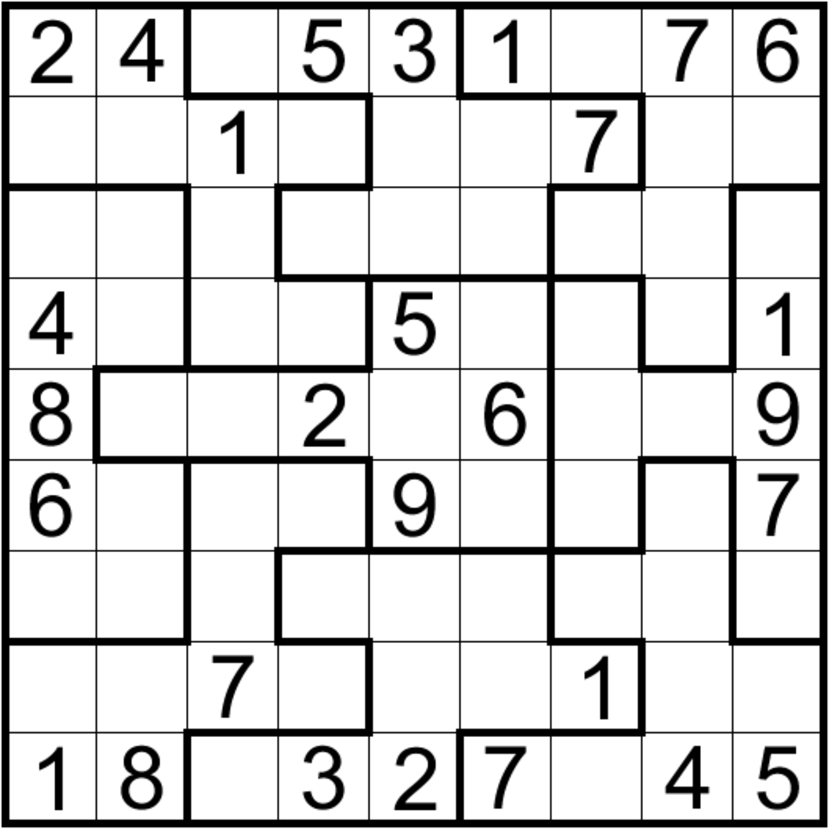 Kinds Of Sudoku Puzzles