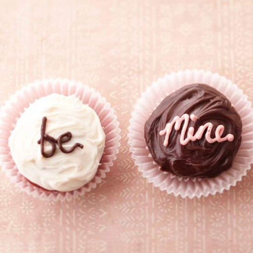 Be mine cupcakes
