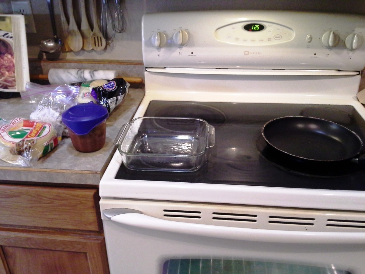 Step One: Set up your cooking area