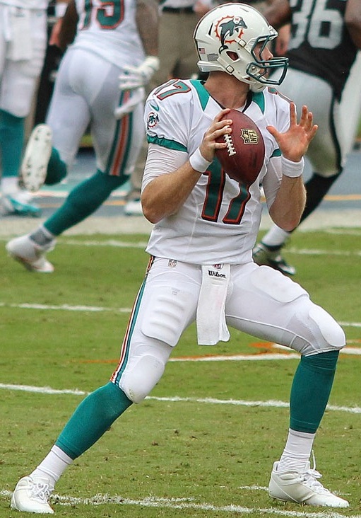 Ryan Tannehill about to let 'er rip!