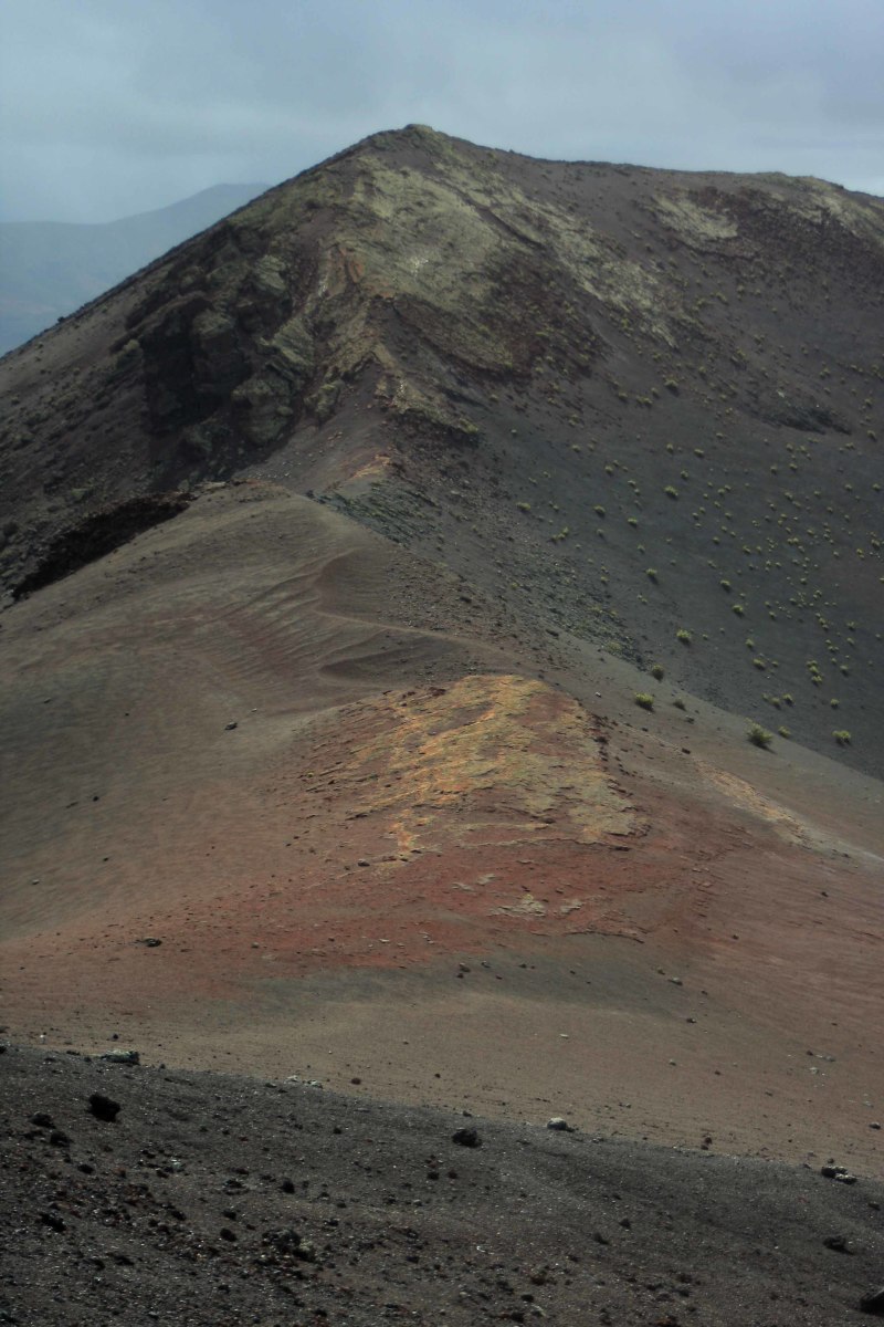 Volcanic cones in the Timanfaya National Park on the Island of Lanzarote