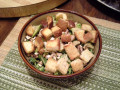 Easy Peasy Homemade Garlic Croutons