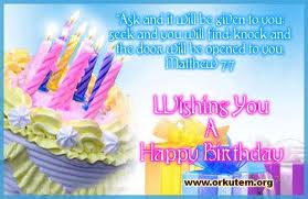 Wishing you a Happy Birthday