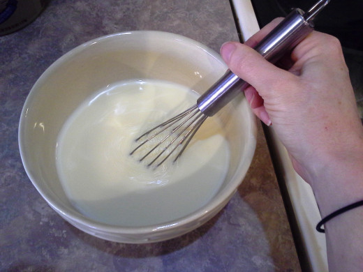 Step Six: And mix