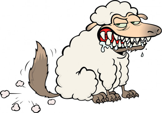 Wolf in Sheep Clothing - the Federal Government is known to disguise itself as non-threating. 