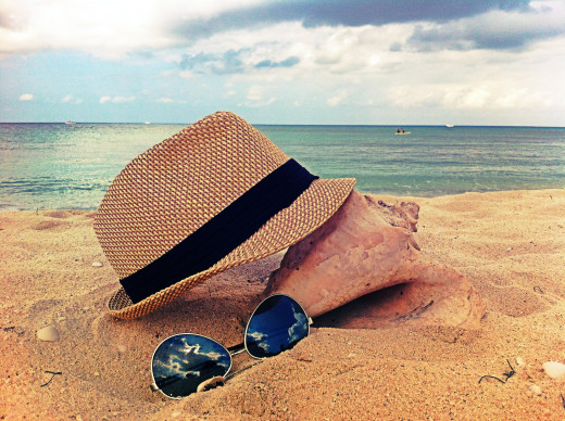 The beach at the Allegro Resort is the perfect place to lay down and relax, without being bothered by vendors or other beach goers.