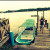 Getting in the lancha at El Tortugal to cruise the Rio Dulce. Getting in the lancha at El Tortugal to cruise the Rio Dulce.