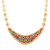 You'll shine bright in the broad spectrum of Natasha's palette. A collection of multicolored cz's nestle delicately inside Natasha's braided gold half moon, framed by snowflake- inspired CZ circles. You'll shine bright in the broad spectrum of Natasha's palette. A collection of multicolored cz's nestle delicately inside Natasha's braided gold half moon, framed by snowflake- inspired CZ circles.