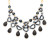 It features of sleek black teardrop beads on a gold chain. Unique in every way, this statement necklace is a jewelry box must-have. It features of sleek black teardrop beads on a gold chain. Unique in every way, this statement necklace is a jewelry box must-have.