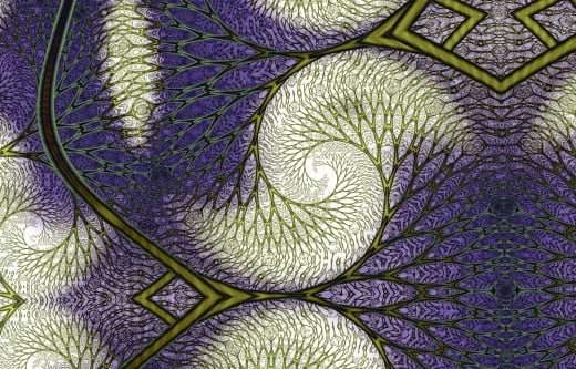 This type of fractals is called a ducky. I've never been able to figure out why.