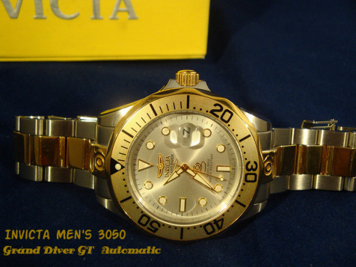 Invicta Men's 3050 Pro Diver Collection Grand Diver GT Automatic Watch