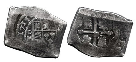 Spanish 8 Real Cob Coin 