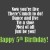Genuine 5th Birthday Poem Genuine 5th Birthday Poem