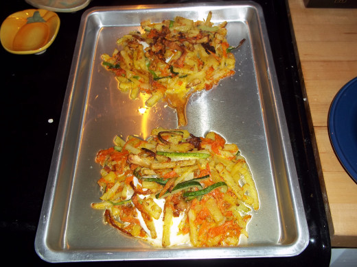 This particularly batch my husband decided to put the egg on, then add some additional 'pancake' on top of it to make more of a sandwich. 