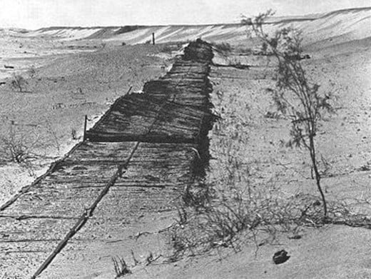 An example of a plank road